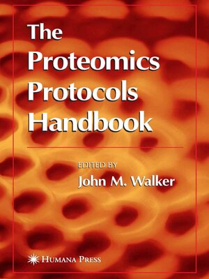 cover image of The Proteomics Protocols Handbook